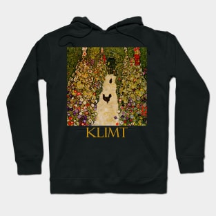 Garden Path with Chickens by Gustav Klimt Hoodie